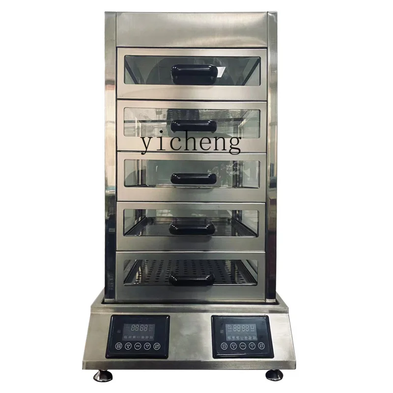 

Tqh Electric Heating Steam Oven Multi-Function Desktop Second Steam Chinese Bun Steaming Machine Commercial Steam Buns Furnace