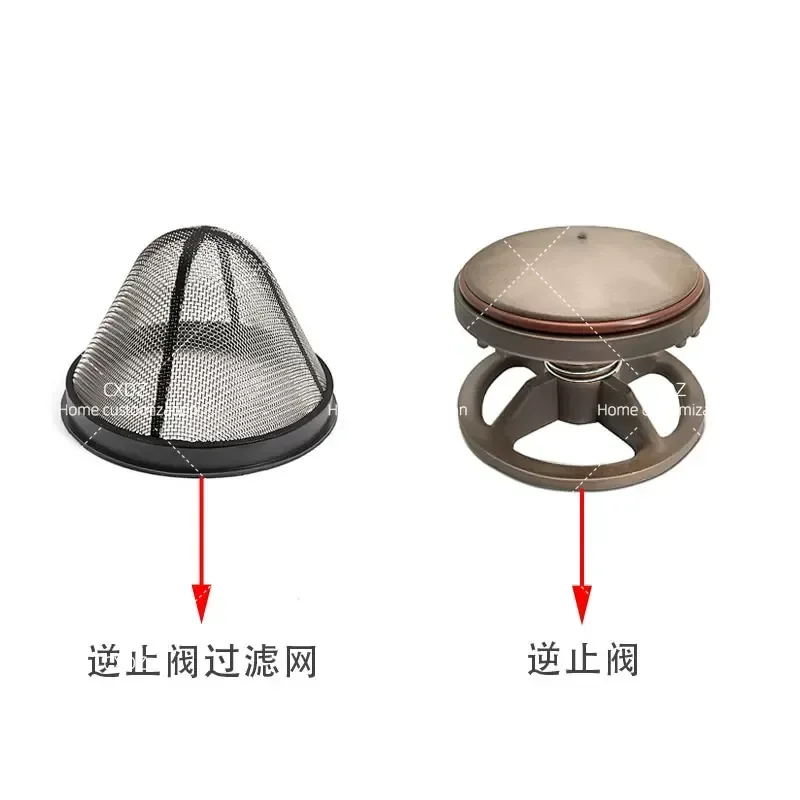 Vacuum Pump Check Valve One Way Valve Suction Intake Valve Filter Accessories