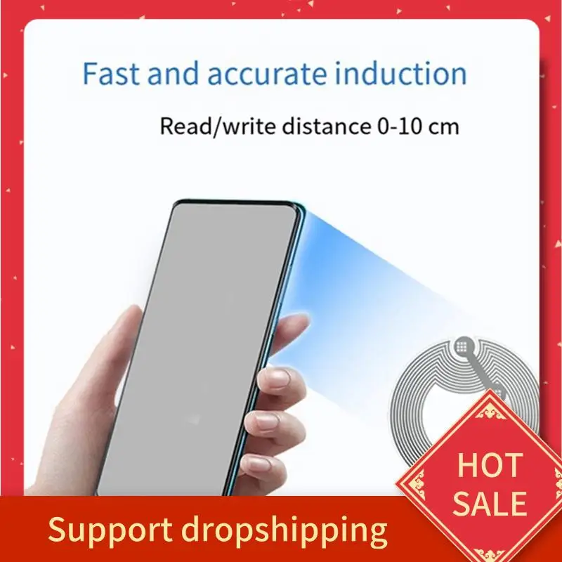 

B44C 200 Pcs NFC Ntag213 Nfc Label Sticker 13.56Mhz ISO14443A NTAG 213 Sticker Universal Lable Forall NFC Enabled Phone