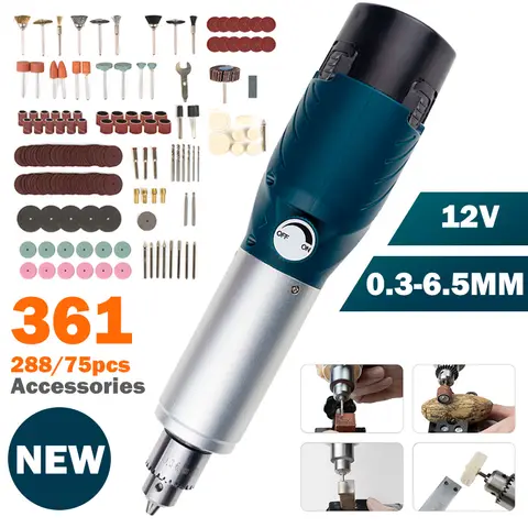 무선 드릴 Dremel 배터리 충전식 드릴 전기 Dremel 목공 조각 DIY 조각사 무선 드릴
