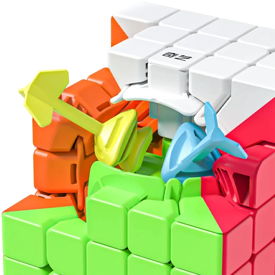 Qiyi-Qizheng S2 Stickerless Magic Cube, Puzzle Profissional Brinquedos para Crianças, Presente Kids, 5x5