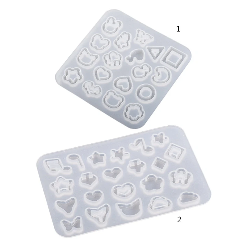 Heart Bunny Silicone Mould DIY Resin Decorative Crafts Jewelry Making Mold Nail Art Stickers Crucifix Epoxy Resin Molds