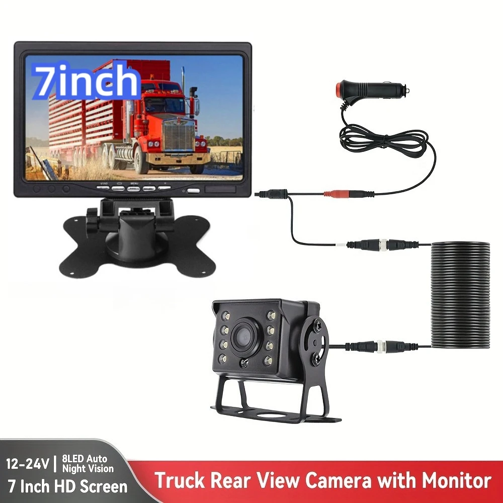 Truck Rear View Backup Camera with Monitor 7