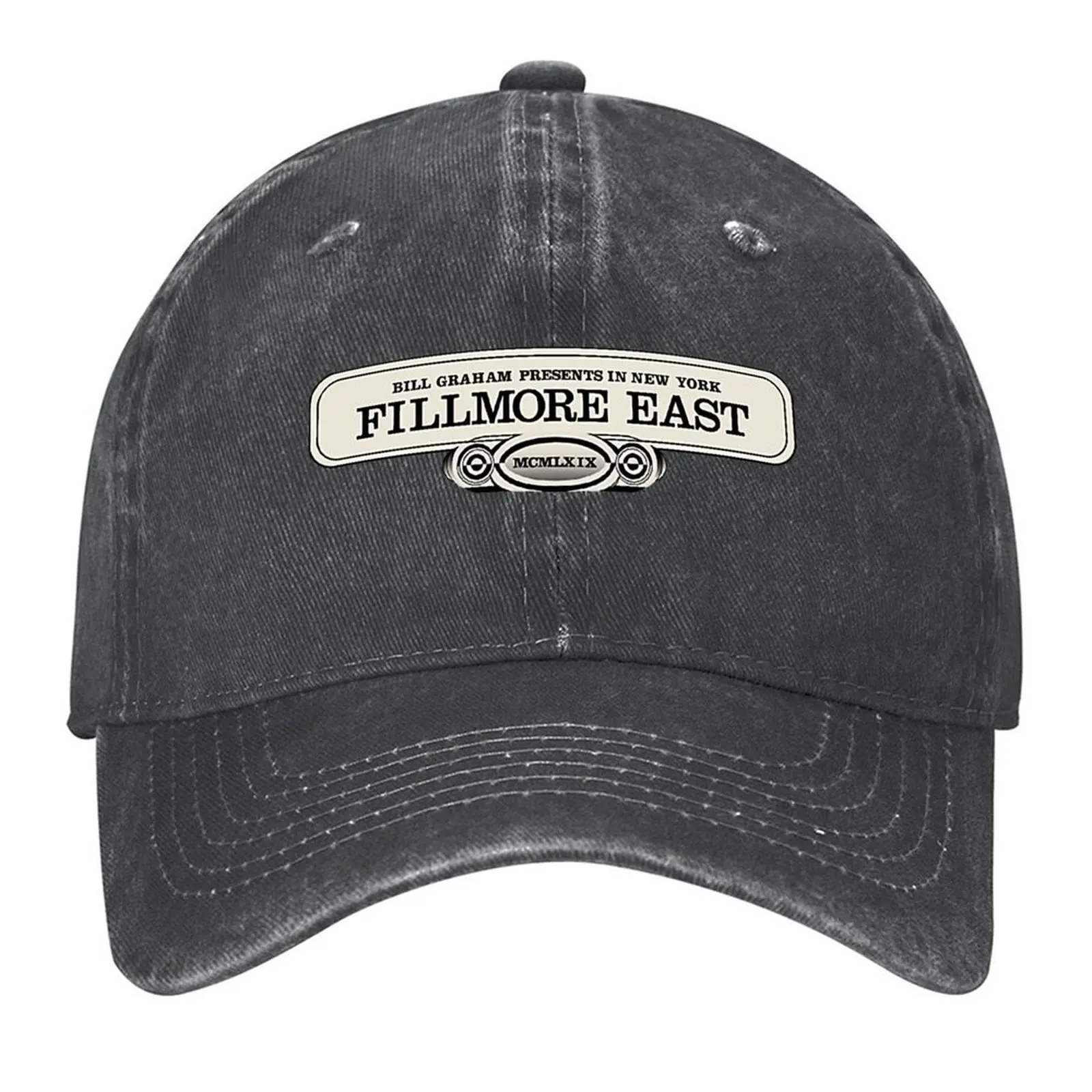 

Bill Graham's FILLMORE EAST East Village, NYC Logo Baseball Cap New In Hat Trucker Hat men's big size hat Boy Child Women's