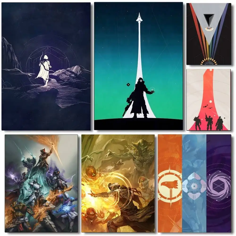 

D-Destiny 2 Game Poster Prints Poster Wall Painting Bedroom Living Room Wall Bar Restaurant Sticker