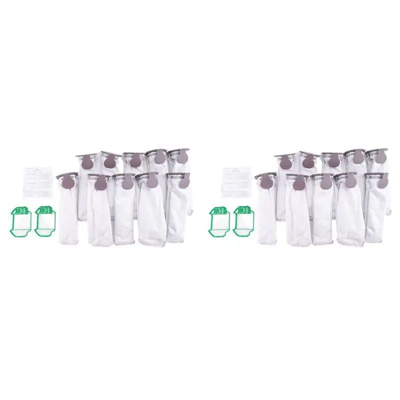 LLCS-For Vorwerk Kobold VK7 FP7 Cordless Vacuum Cleaner, 20 Dust Bags, 4 Pre-Filters, 2 Fragrance Tablets/Sticks.