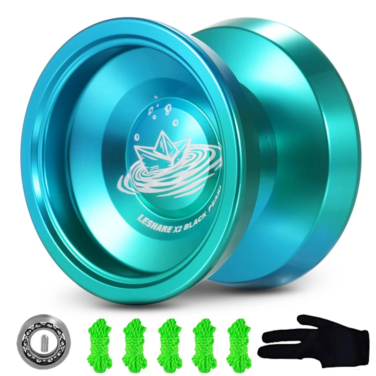 LESHARE Yoyo Magic Yoyo Professional Alloy Competition Yoyo Ball for Teenagers