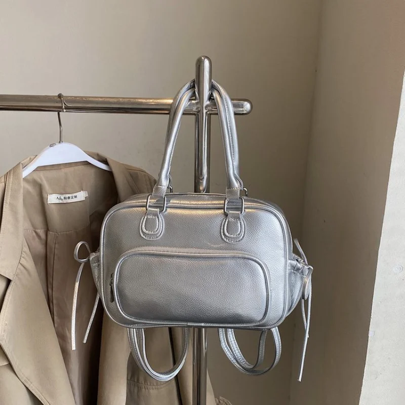 

Модная кожаная женская сумка на плечо, роскошная брендовая известная дизайнерская элегантная классическая стильная винтажная сумка с отделкой ​