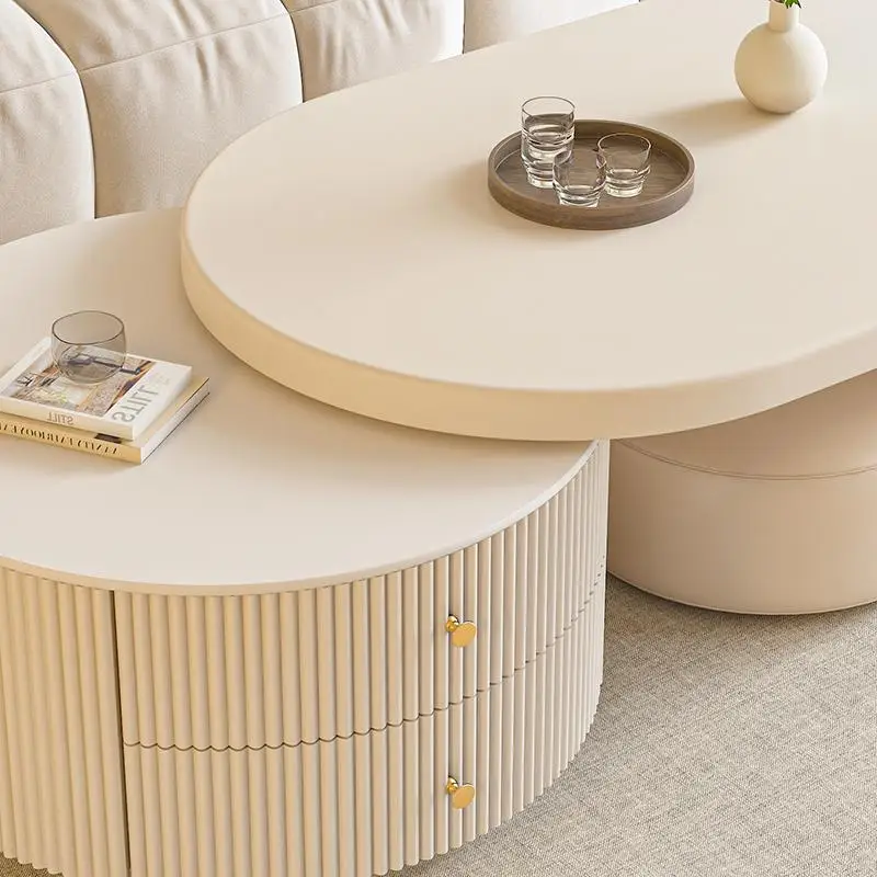 طاولات قهوة بسيطة للتخزين، فاخرة وحديثة، موفرة للمساحة، طاولة قهوة ممتازة، أثاث منزلي فريد من نوعه من Tavolino