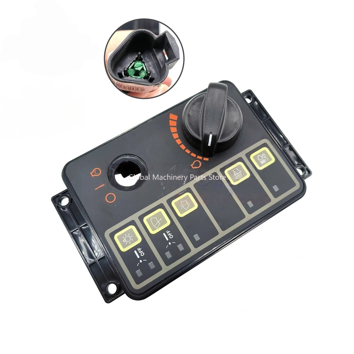 

Suitable for modern 215, 225, 305, 375 VS excavator headlight wiper throttle switch knob controller assembly