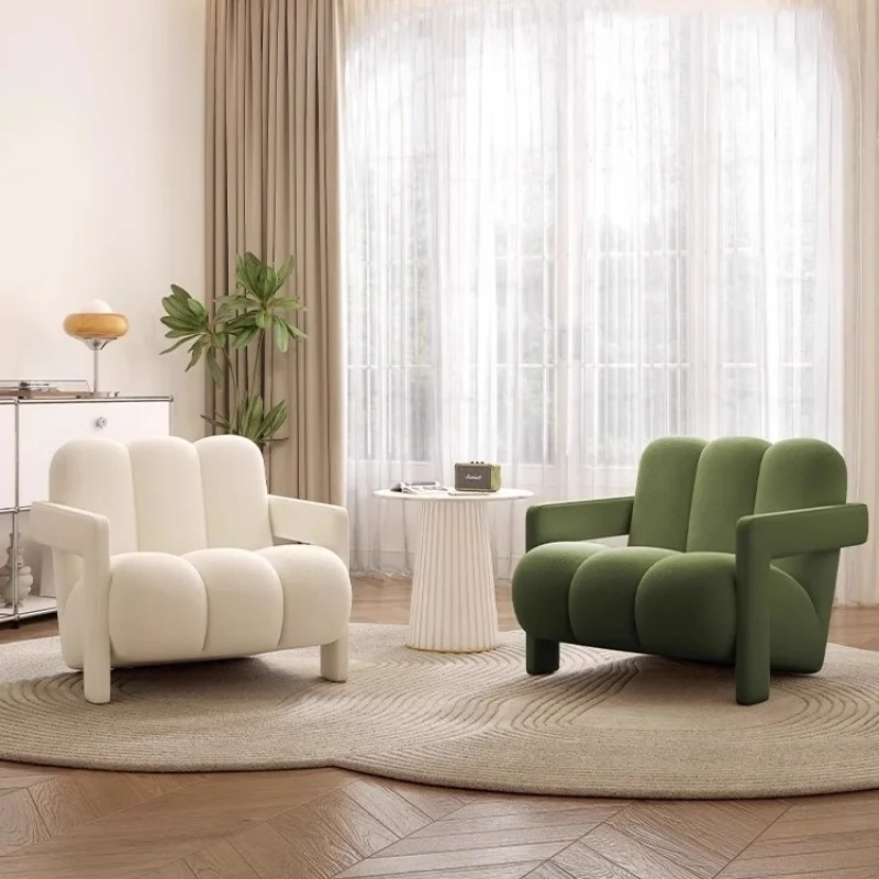 Custom Style Single Sofa Chair Internet Celebrity Negotiation Reception Table and Chair Set Beauty Salon Hote