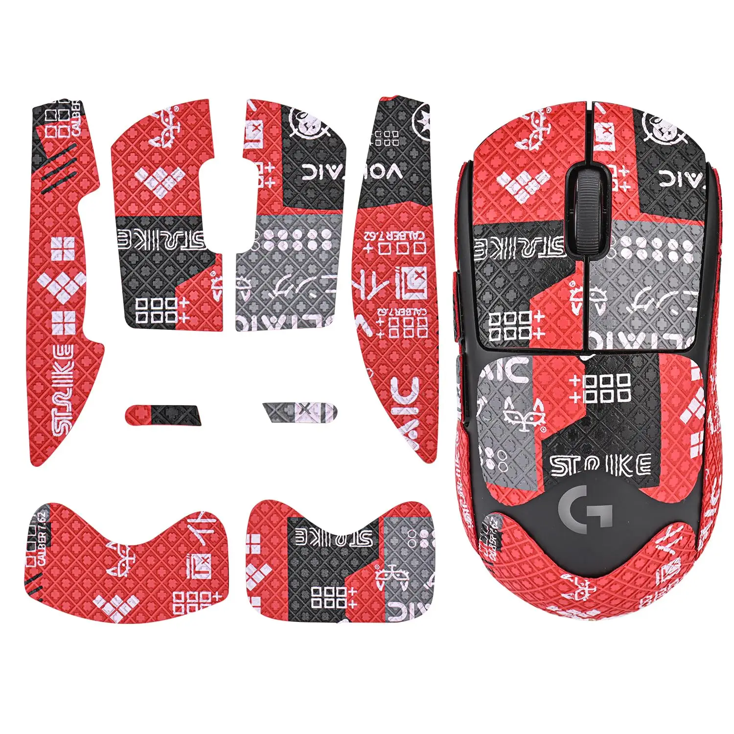 

Anti-Slip Sweat-Absorbent Grip Tape for Logitech G Pro X Superlight 2/GPW, Gradient Full Coverage Ultra-Thin Gaming Mouse Sticke