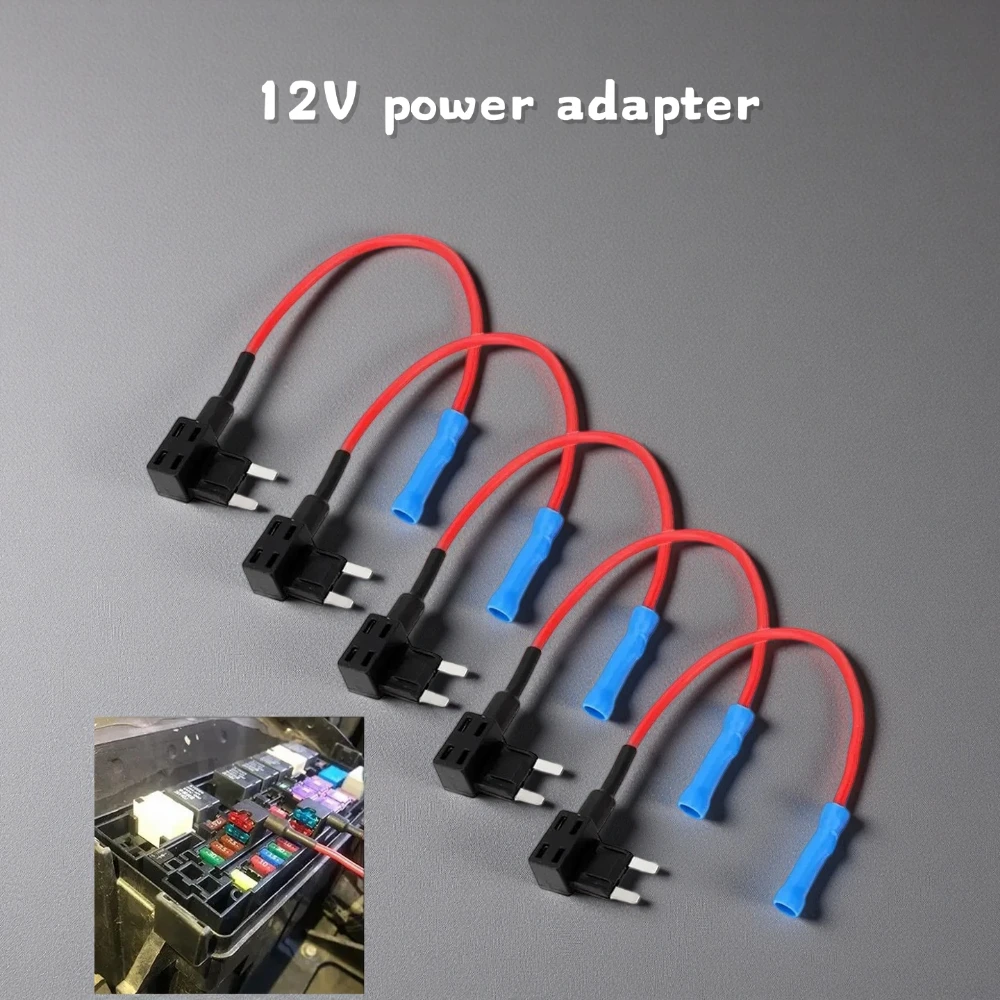 5 Peças Adaptador de Circuito Adicional APM Tap Mini Blade Micro 12V para Caixa de Fusíveis Automotiva Adaptador ATM de Segurança Automotiva