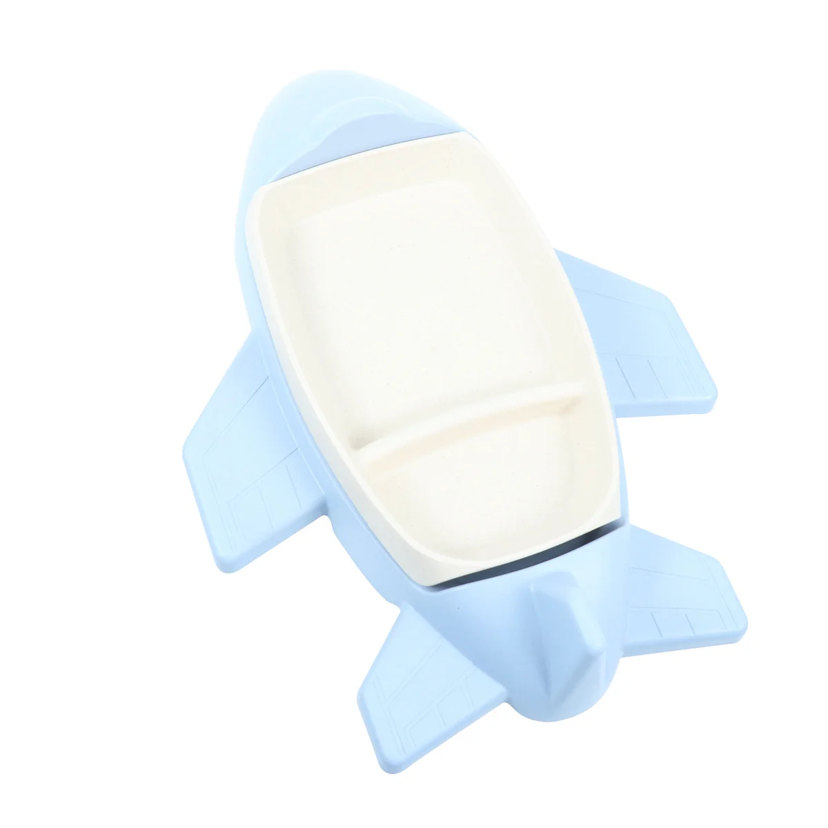 

1Pcs Nordic Fiber Plane-Shaped Dinner Tray Kids Cutlery Set Safe Odorless Dishwasher Safe Toddler Gift