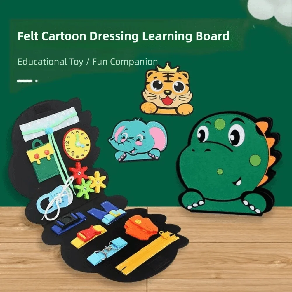 Busy Board Montessori Sensory Dressing Board Developing Motor Skills Busy Book Hand Exercise Sensory Learning Birthday Gifts