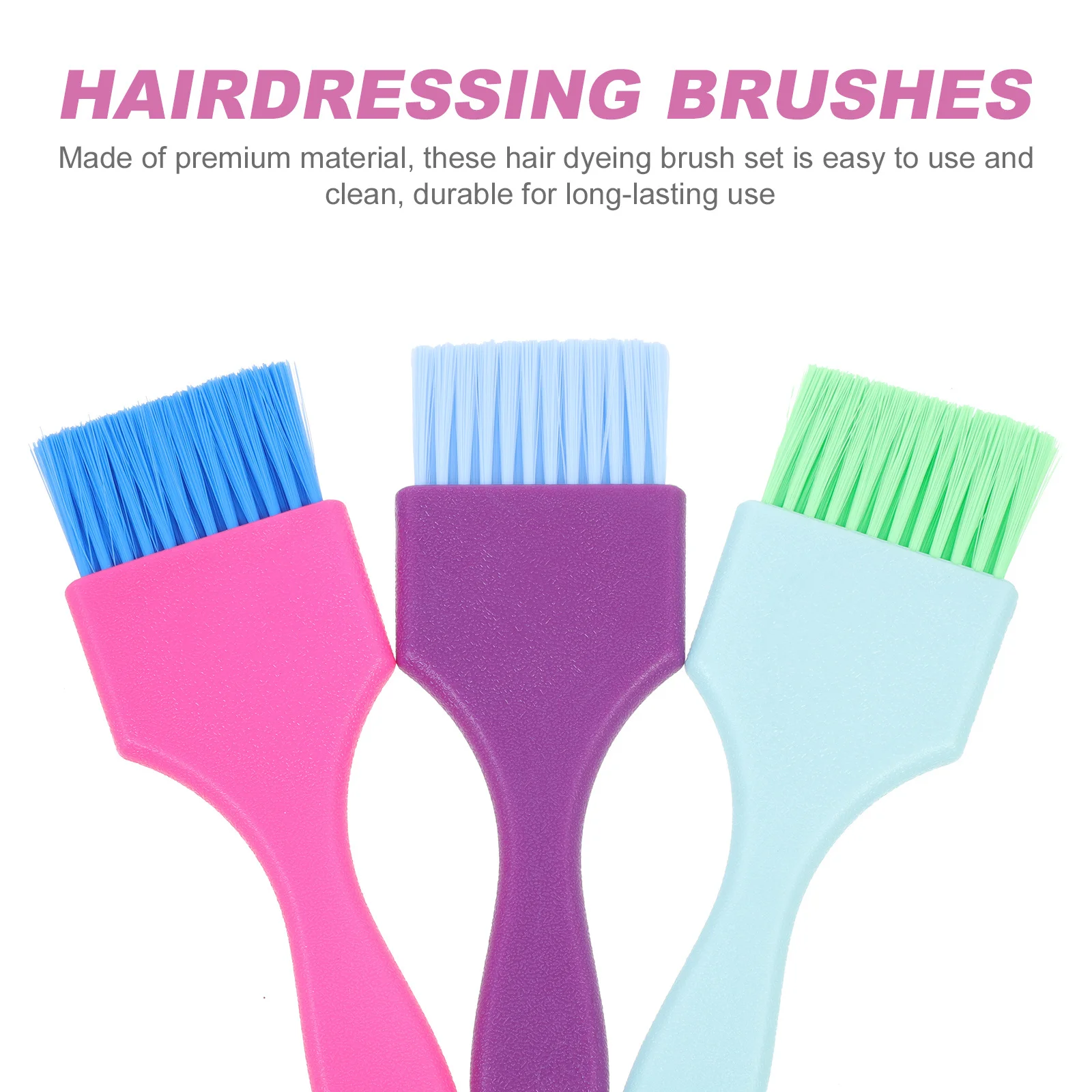 

3 шт., противоскользящие кисти для краски для волос, профессиональные инструменты для окраски в салоне, высококачественная щетина, точное нанесение краски