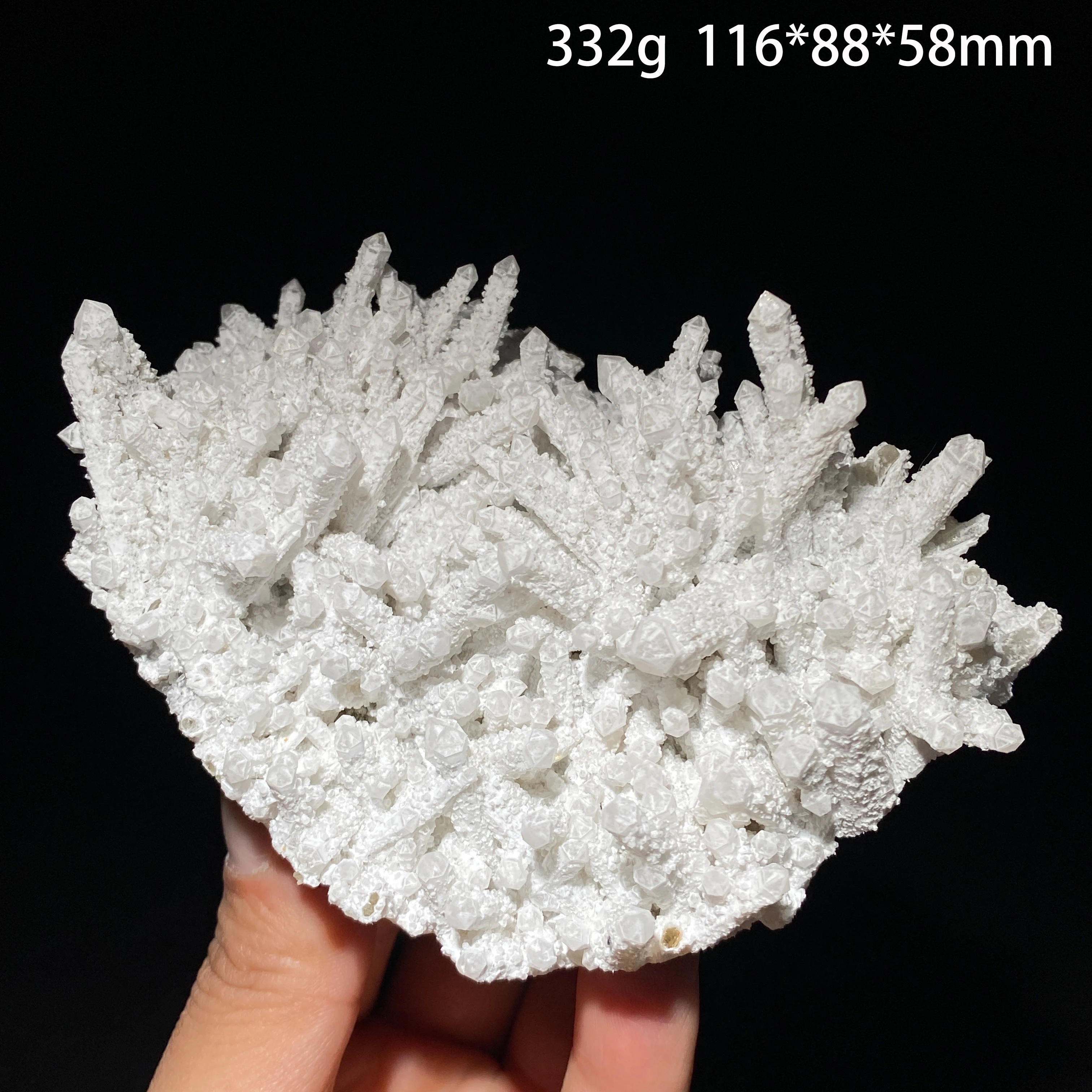 Natural Clear Quartz Ore Mineral Specimen White Crystal Cluster Decor Healing Stone Home decoration