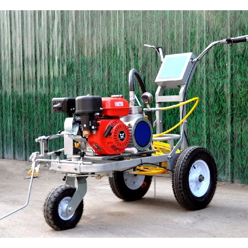 Road Line Hand-Push Road Surface Paint Scribing Cold Spray Marking Machine