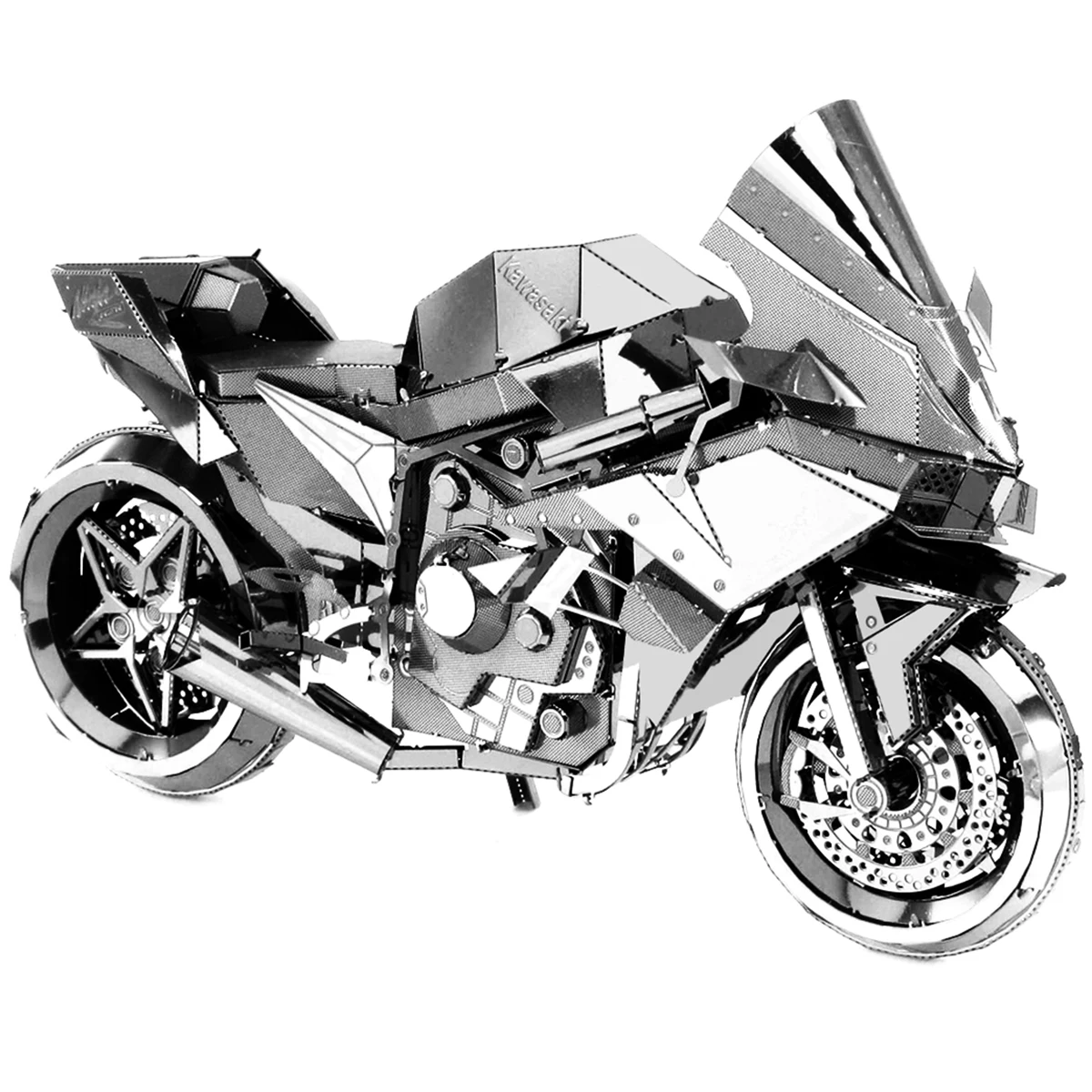 

Kawasaki мотоцикл 3D металлические головоломки наборы моделей DIY лазерная резка головоломки игрушка для детей