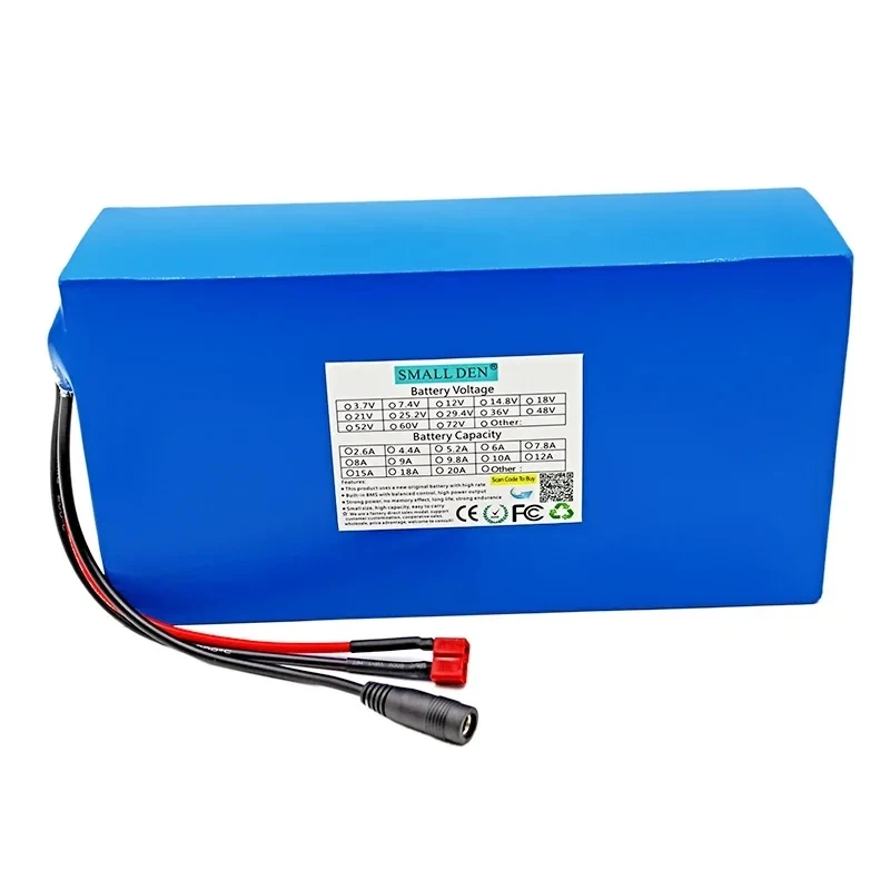 New 48V 25ah 10AH lithium-ion battery pack 13S5P 21700  0-1500W motor with built-in BMS rechargeable battery EU/US duty-free