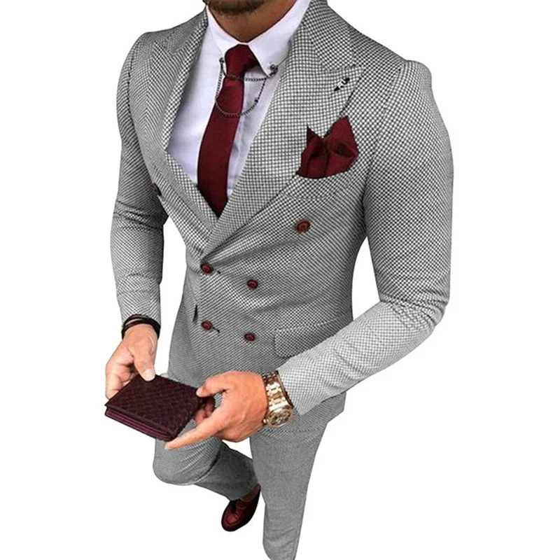 

2024 Elegant Specially Designed Spring And Autumn Suit High Quality Custom 2 Pieces Slim Fit Suit Dinner Prom Tuxedo Male Blazer