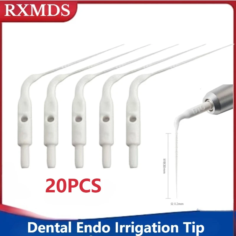 20PCS Dental Sonic Powered Irrigation Tips for Kavo Root Canal Treatment Polymer Rinsing Head Plastic Material Dental Instrument