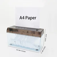 Portable Mini Paper Shredder Electric USB Battery Operated Shredder Documents Paper Cutting Tool for Home Office 3