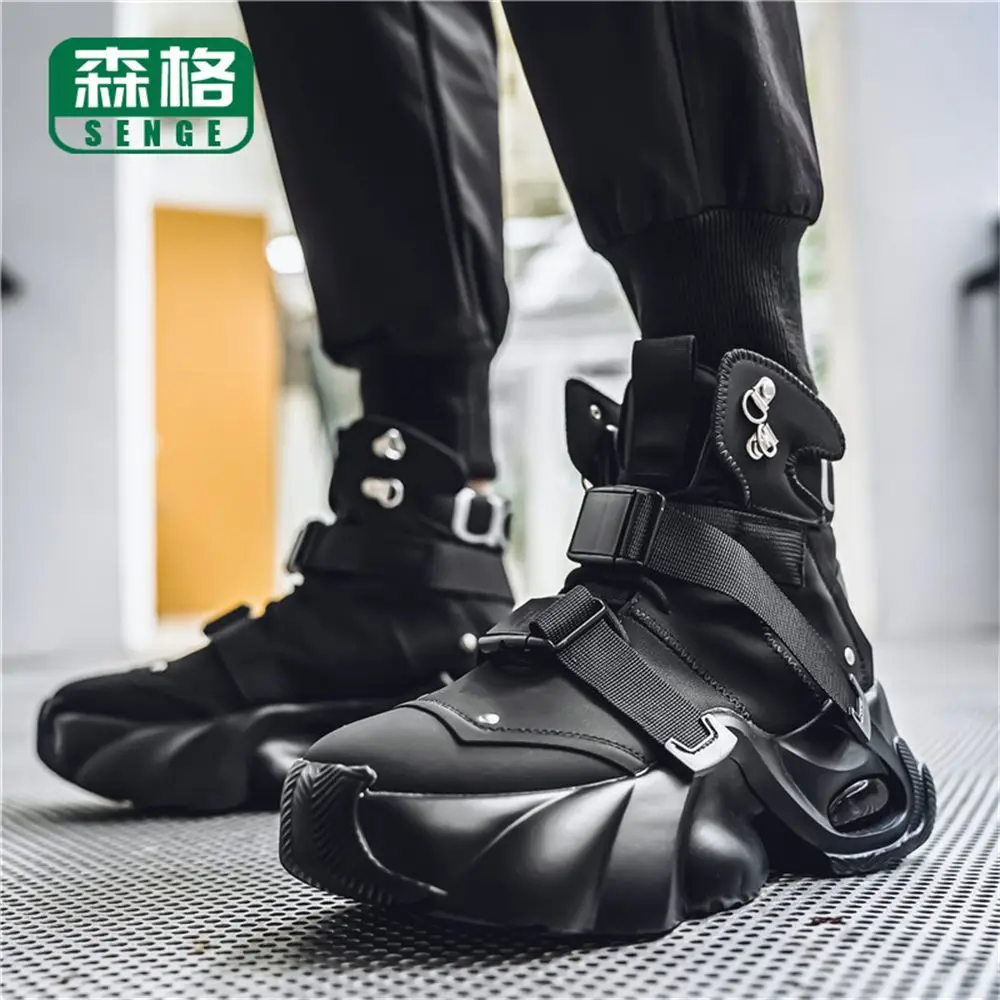 

Men's Motorcycle Boots Autumn Winter Trendy All-match Leather Fashion Mans Shoes New High-tops Classic Simple Style Casual Boot