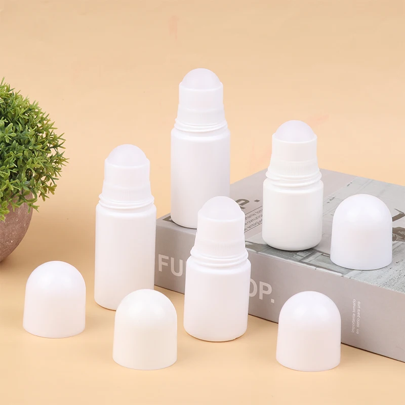 25/30/50/60ML sfera di plastica rullo olio essenziale Sub-imbottigliamento contenitore di nebbia bottiglia riutilizzabile da viaggio accessori deodoranti fai da te