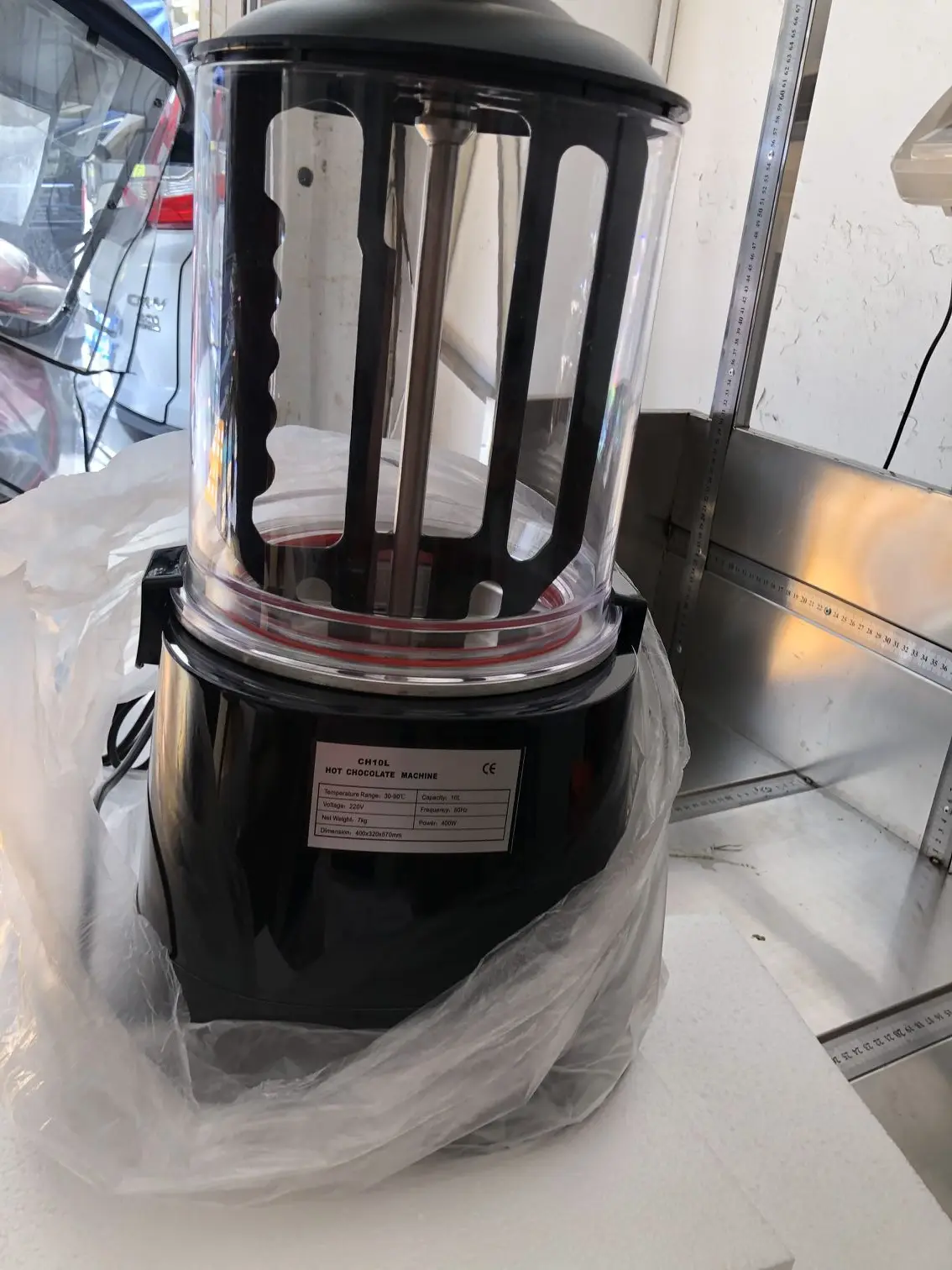 10L Commercial Hot Chocolate Machine Electric Drinking Chocolates Milk Tea Soy Bean Coffee Wine Beverage Container Appliance