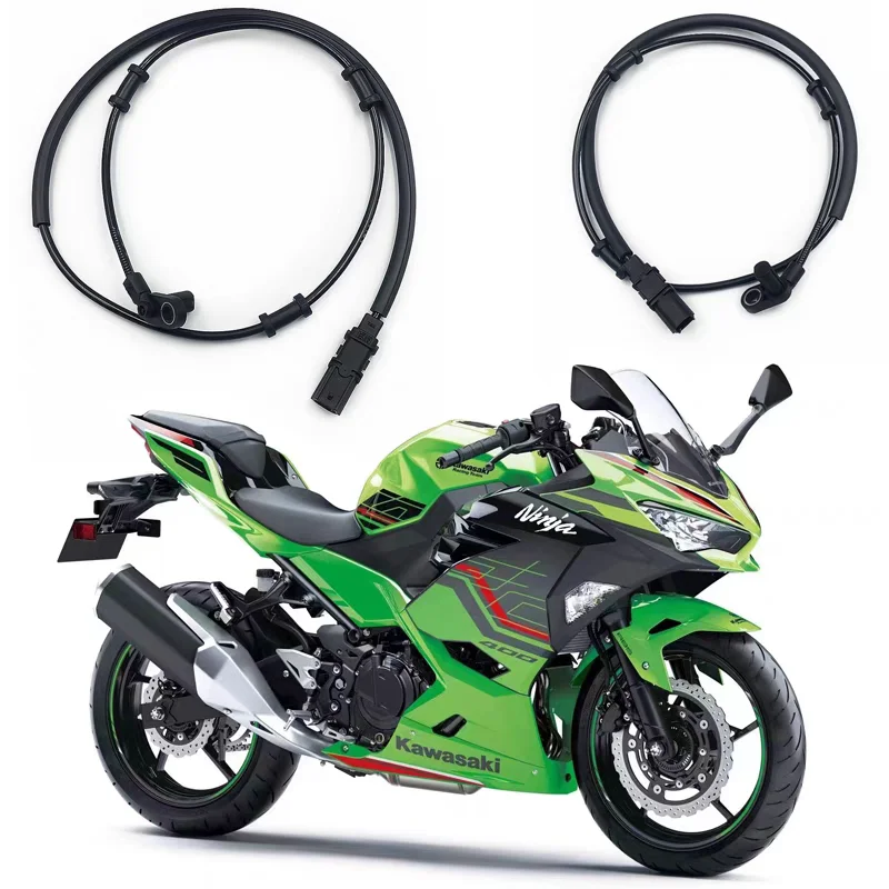 Adecuado para Kawasaki Ninja400 Z400 rueda delantera y trasera sensor de línea de detección ABS sensor de velocidad de rueda