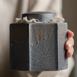450ML Ceramic Pet Urns Ashes Memorial Funeral Dogs Urns Ashes Cremation Keepsake Sealed Jar Urn Cats Puppy Memals Pets Products