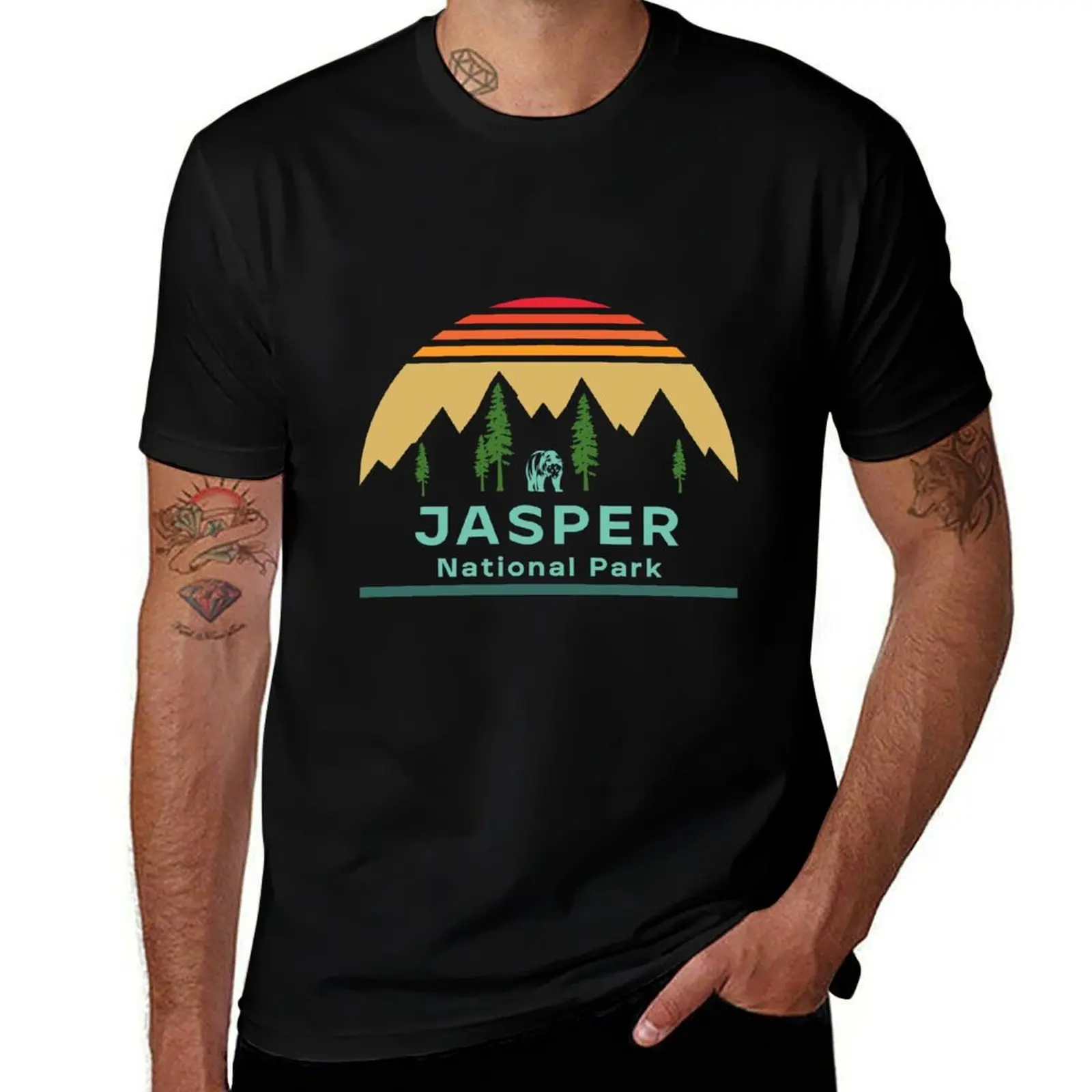 

JASPER National Park T-Shirt blanks T-shirts man topping custom t shirt mens plain t shirts