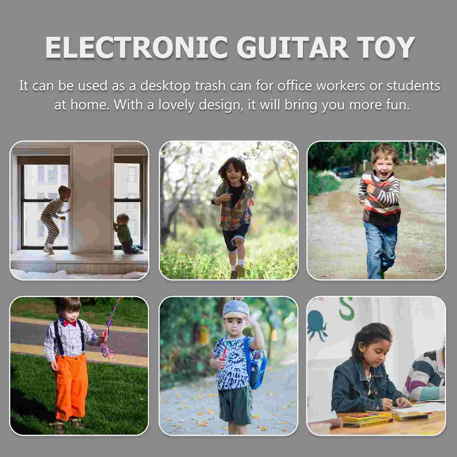 Kinder Simulation Bass Player Gitarre Musik Instrument Frühen Lernspielzeug Musik Elektronische Gitarre mit Lichtern für Kinder Gi