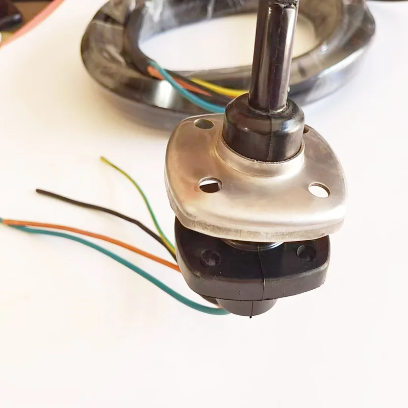 Four Square Disc Four-hole Water Pump Power Cord, Oil-immersed Sewage Pump Replacement Copper Core Cable