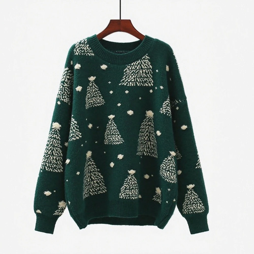 

Свитер с длинными рукавами и круглым вырезом в деловом стиле, облегающий дизайн, прямые рукава-трубы, украшение не требуется