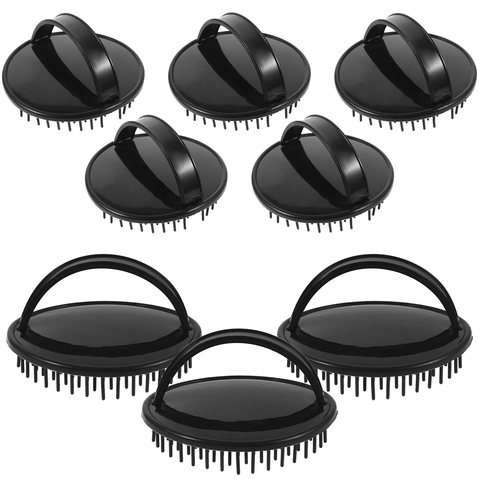 

8pcs Brush Cleansing Scrubber Roots Exfoliating Scalp Scalp Massager Scrubber Shower Hair Head Massager For Hair Care Tool