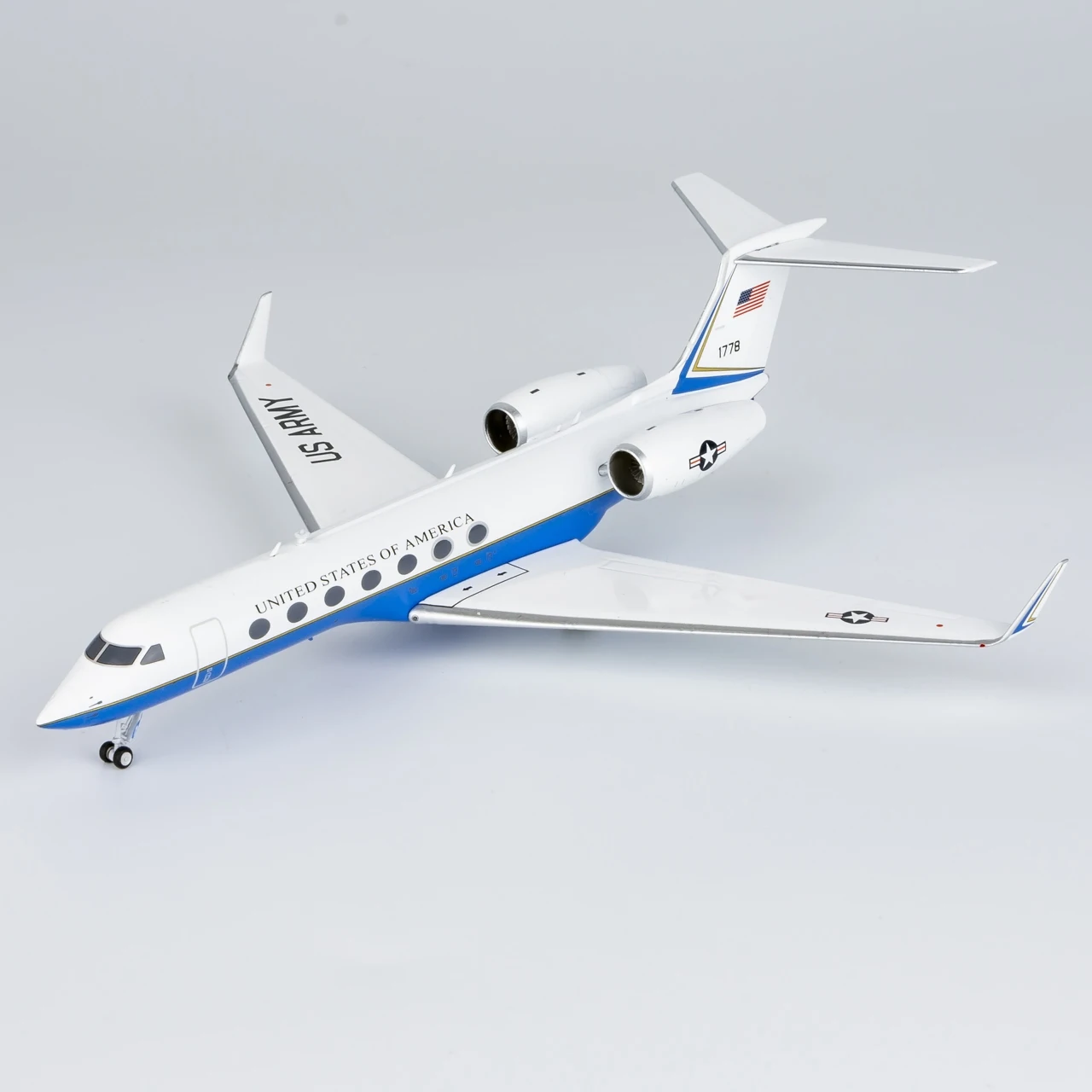 75027 Alloy Collectible Plane Gift NG Model 1:200 US Air Force Gulfstream(C-37B) G550 Diecast Aircraft Jet Model 09-1778