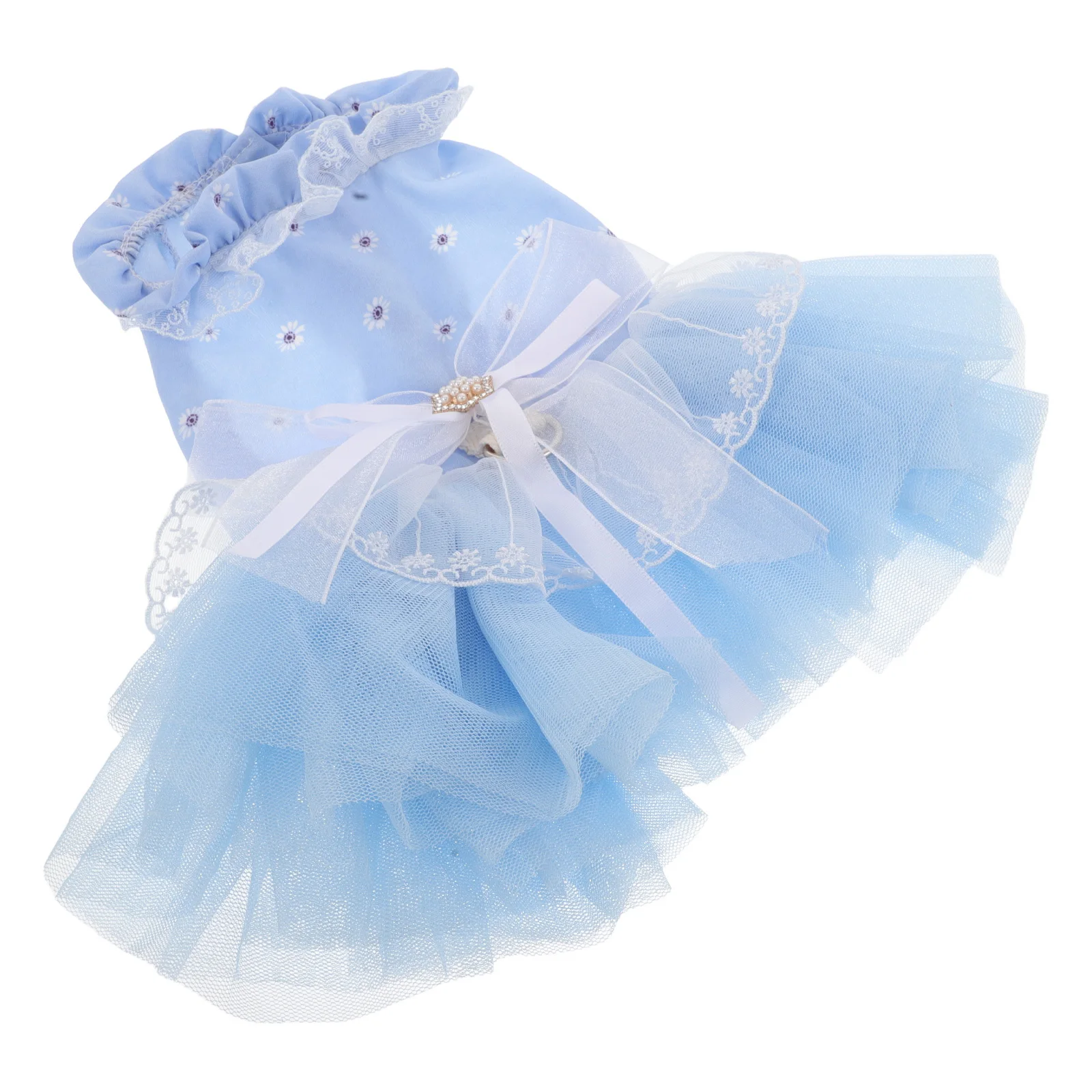 

Pet Tulle Skirt Butterfly Fairy Tutu Skirt for Small Dogs Cats Fancy Puppy Dress Holiday Party Princess Outfit
