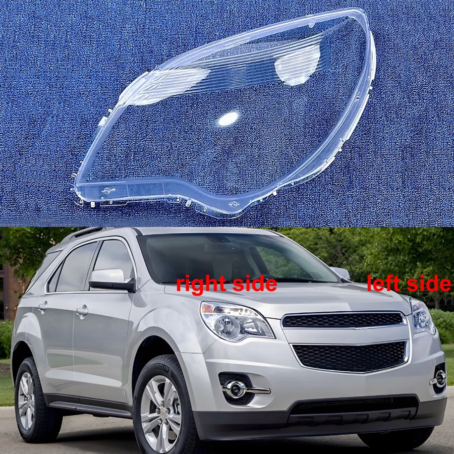 For Chevrolet Equinox 3th Generation (Overseas Version) Headlight Shell Headlamp Transparent Lampshade Cover Lens Plexiglass