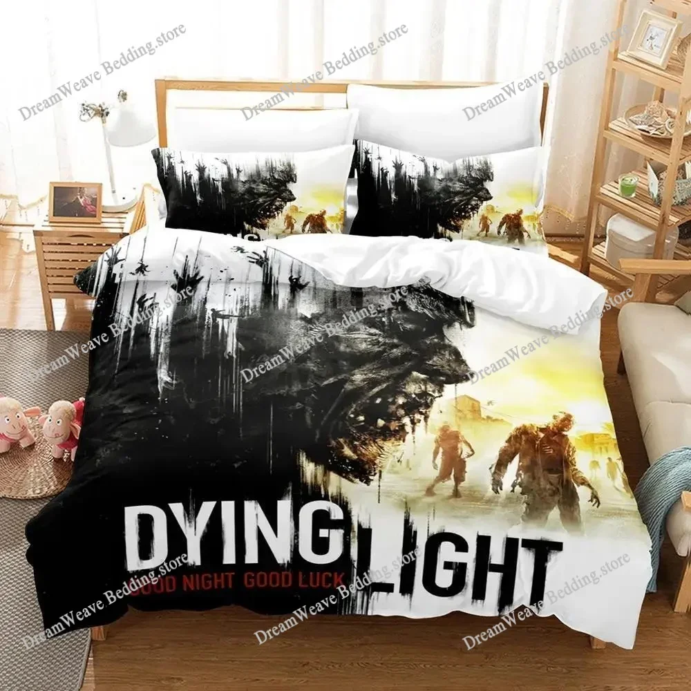 Game Dying Light 2 Stay Human Bedding Set Boys Girls Twin Queen Size Duvet Cover Pillowcase Bed Kids Adult Home Textileextile