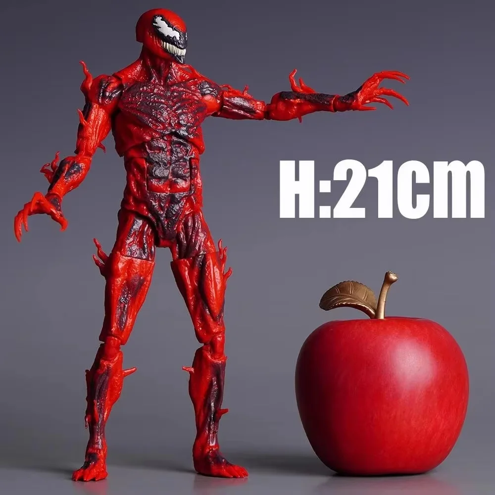 マーベルコミックス レッドヴェノム スローター デラックスエディション アクションフィギュア マルチコレクタブルトイ 可動式ジョイントハンドオンモデル ファン向け