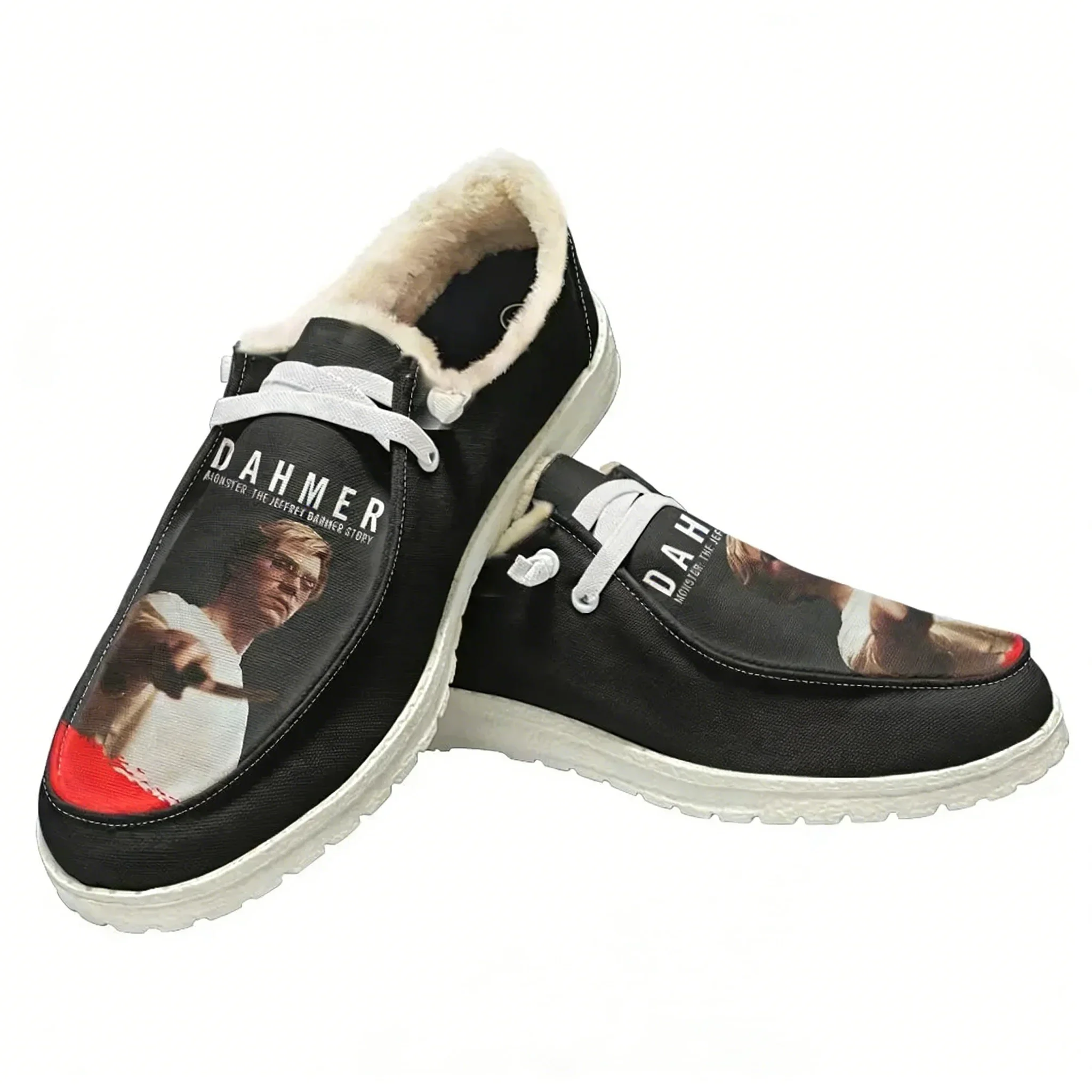 

Jeffrey Dahmer Casual Shoes Plush Flat Shoe Men Woman Breathable Casual Indoor Outdoor Lightweight Footwear Customized Shoe