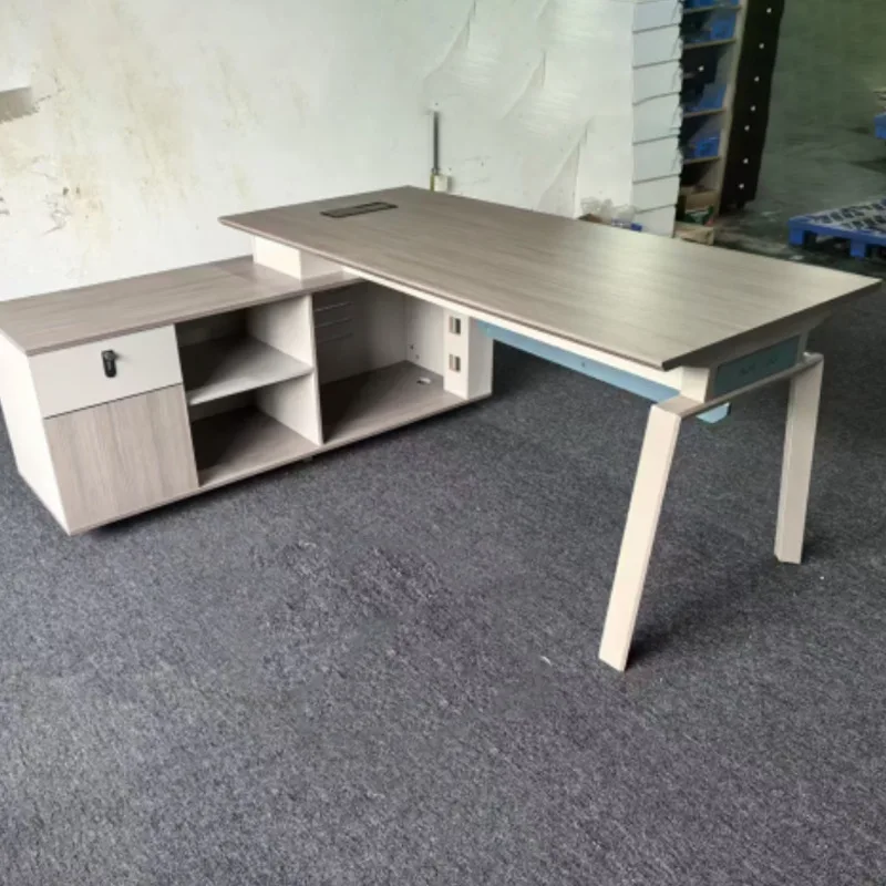 Fashion mid-shift desk manager supervisor desk, simple large-shift desk storage table
