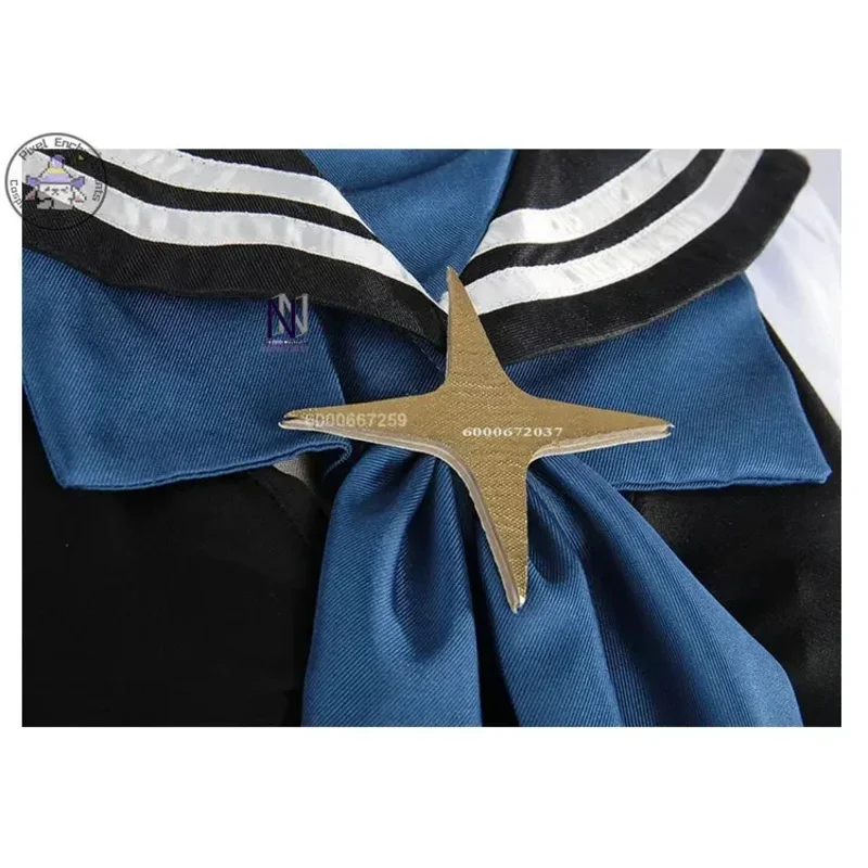 Gushing over الفتيات السحرية أنيمي أكويا ماتاما تأثيري حلي البحرية موحدة معطف مثير تنورة شعر مستعار امرأة هالوين كرنفال البدلة