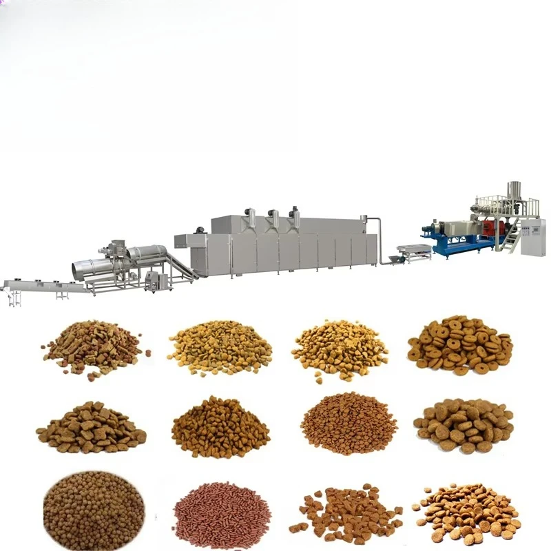 High Fresh Meat Content Pet Food Extruder Cat Food Making Machine Dog Food Production Line