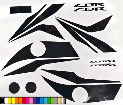 Motorcycle CBR1000RR Fireblade Aftermarket Replacement Fairing Kit Stickers Decals For Honda CBR1000RR 2008 2009 2010 2011