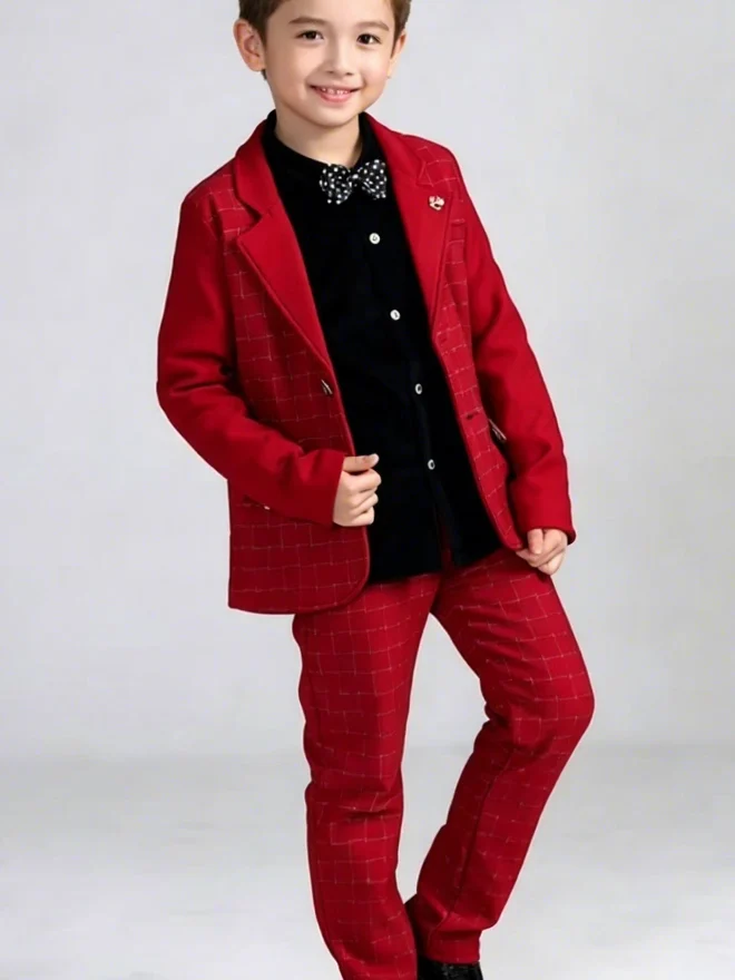 thickened-autumn-winter-boys-suit-piano-performance-host-costume-children's-formal-wear-cotton-polyester-blend-long-sleeve-pants