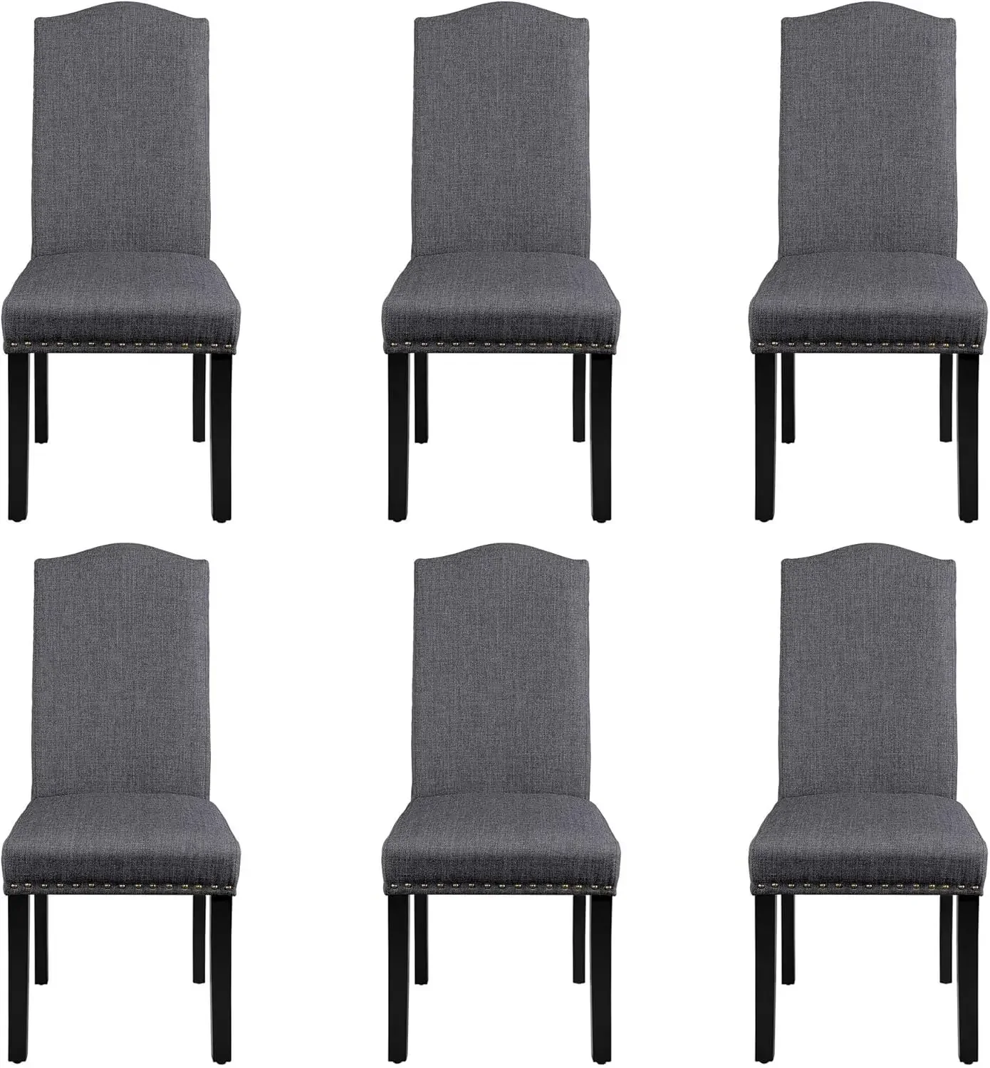 Dining Chairs with Rubber Wood Legs and Non-woven fabric Chairs for Kitchen Living Room Hotel Wedding Lounge R