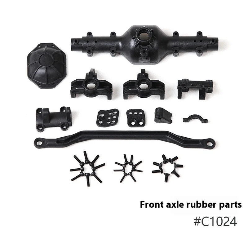 Fms1: 6 Climber Willis Climbing Off Road Vehicle Front And Rear Axle Rubber Parts Steering Gear Shell Accessories Complete Set